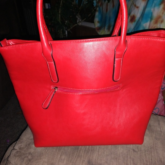 BORSANI FIRENZE BAG! Red Quilted!NWT! - Picture 3 of 7
